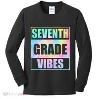 Back To School 7th Grade Vibes First Day Of School Teachers Kids Long Sleeve Shirt thumb 0
