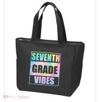 Back To School 7th Grade Vibes First Day Of School Teachers Tote Bag thumb 3