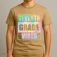 Back To School 7th Grade Vibes First Day Of School Teachers T-Shirt thumb 3
