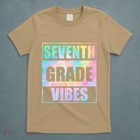 Back To School 7th Grade Vibes First Day Of School Teachers T-Shirt thumb 5