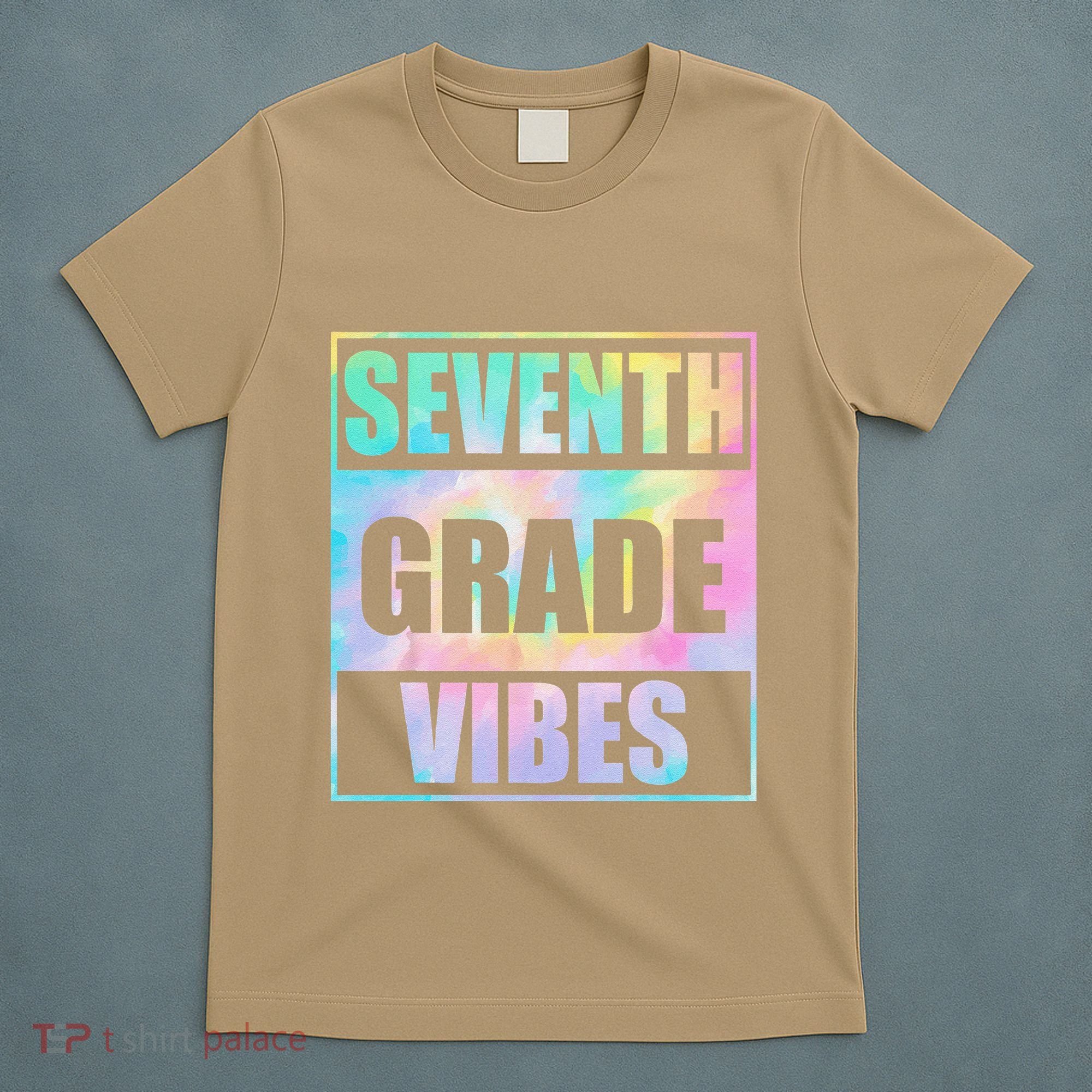 Back To School 7th Grade Vibes First Day Of School Teachers T-Shirt