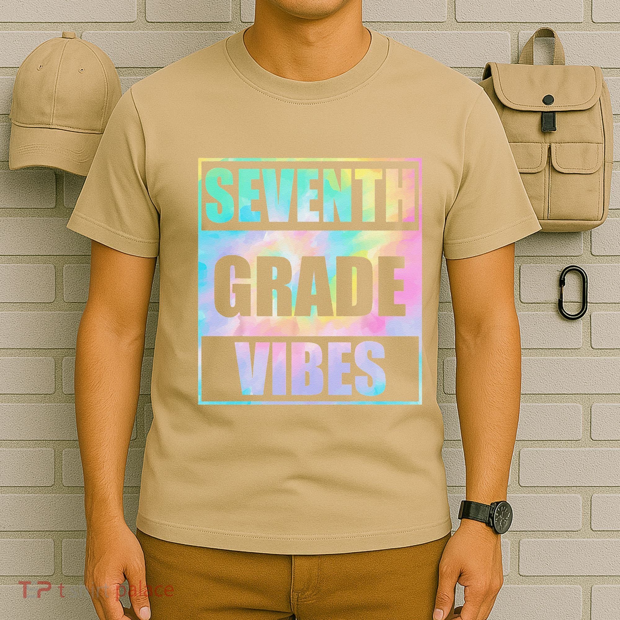 Back To School 7th Grade Vibes First Day Of School Teachers T-Shirt