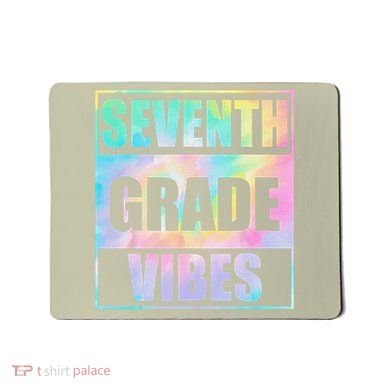Back To School 7th Grade Vibes First Day Of School Teachers Mousepad