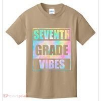 Back To School 7th Grade Vibes First Day Of School Teachers Kids T-Shirt thumb 0