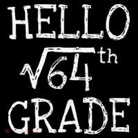 Back To School 8th Grade Square Root Of 64 Math Teacher Women's Hoodie thumb 2