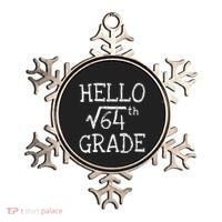 Back To School 8th Grade Square Root Of 64 Math Teacher Ornament thumb 0