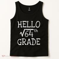 Back To School 8th Grade Square Root Of 64 Math Teacher Tank Top thumb 2