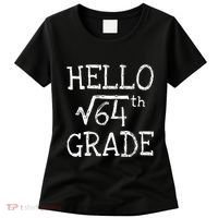 Back To School 8th Grade Square Root Of 64 Math Teacher Women's T-Shirt thumb 0