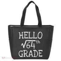 Back To School 8th Grade Square Root Of 64 Math Teacher Tote Bag thumb 0