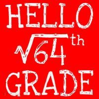 Back To School 8th Grade Square Root Of 64 Math Teacher Santa Hat thumb 1