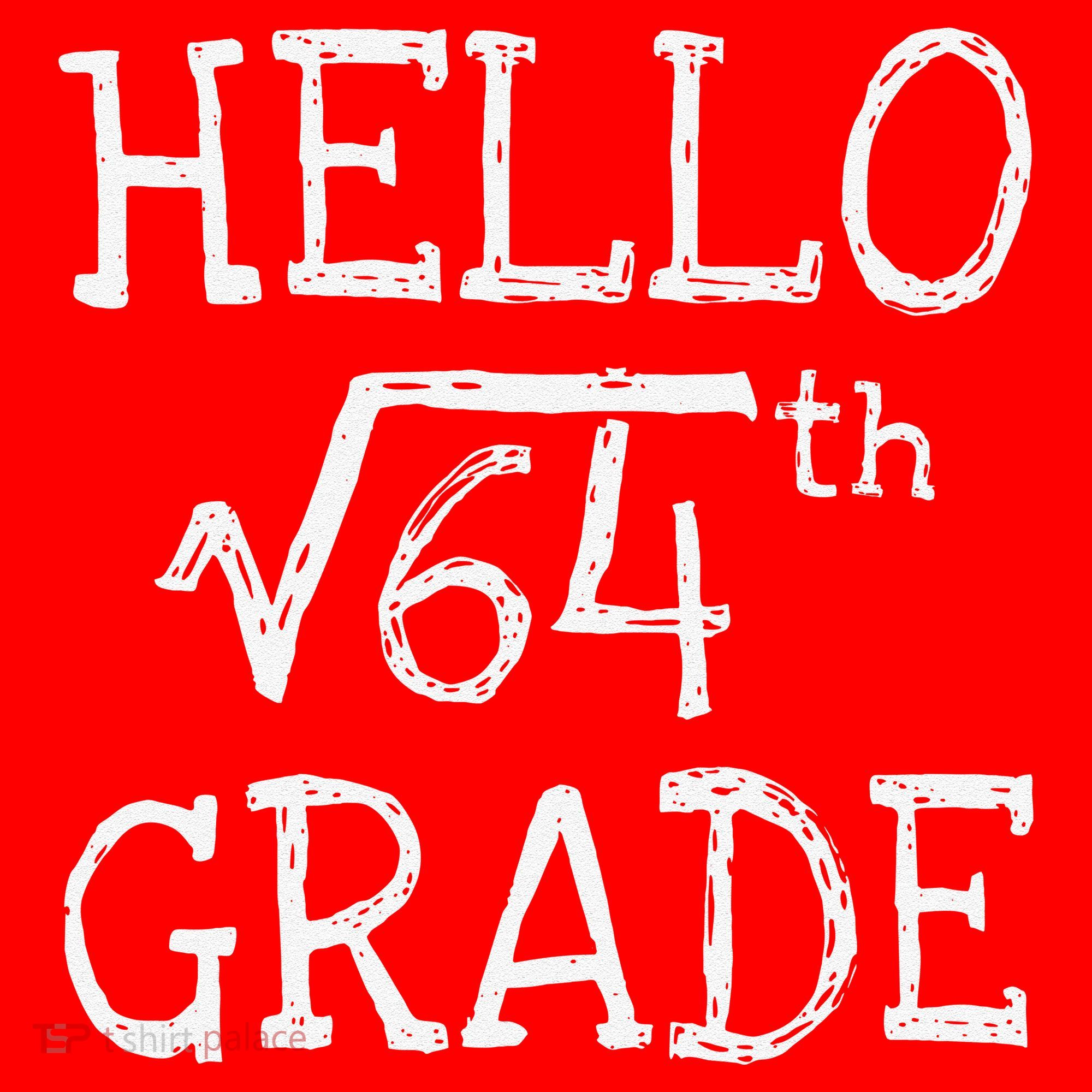 Back To School 8th Grade Square Root Of 64 Math Teacher Santa Hat