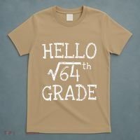 Back To School 8th Grade Square Root Of 64 Math Teacher T-Shirt thumb 5