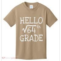 Back To School 8th Grade Square Root Of 64 Math Teacher Kids T-Shirt thumb 0