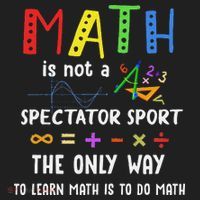 Back To School Math Is Not A Spectator Sport Math Teacher Hat thumb 2