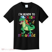 Back To School For Ready To Crush 11th Grade Rex Kids T-Shirt thumb 0