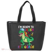 Back To School For Ready To Crush 11th Grade Rex Tote Bag thumb 0