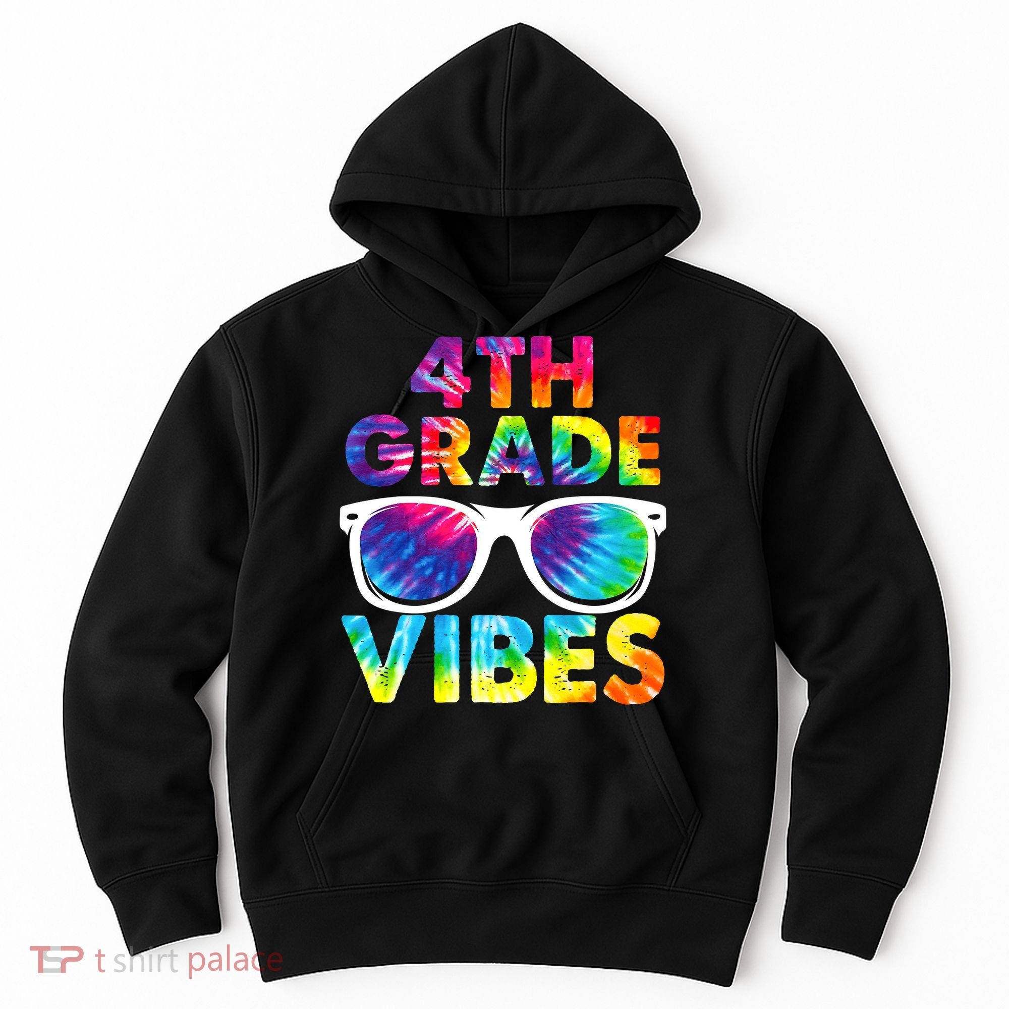 Back To School Funny 4th Grade Vibes First Day Teacher Hoodie