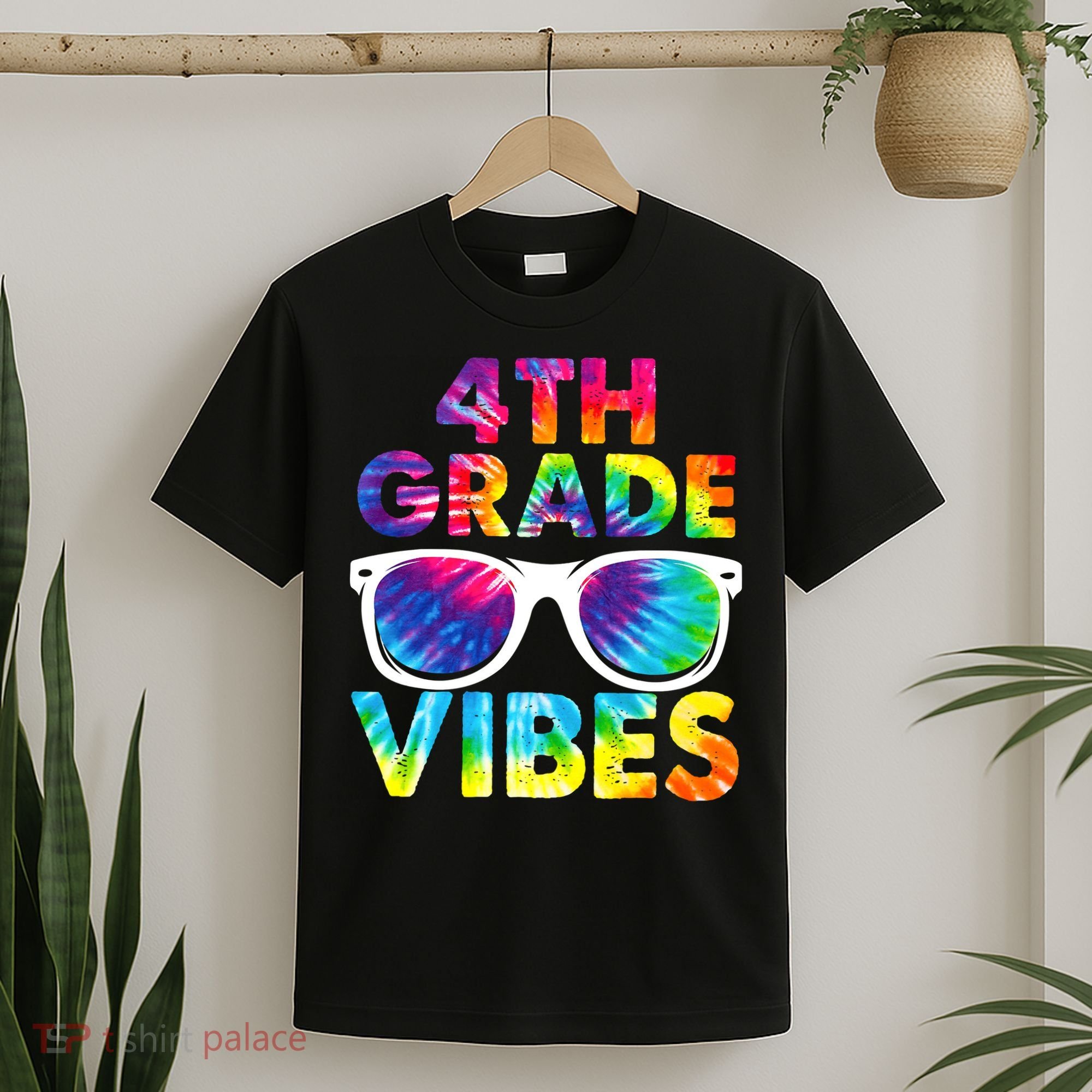 Back To School Funny 4th Grade Vibes First Day Teacher T-Shirt