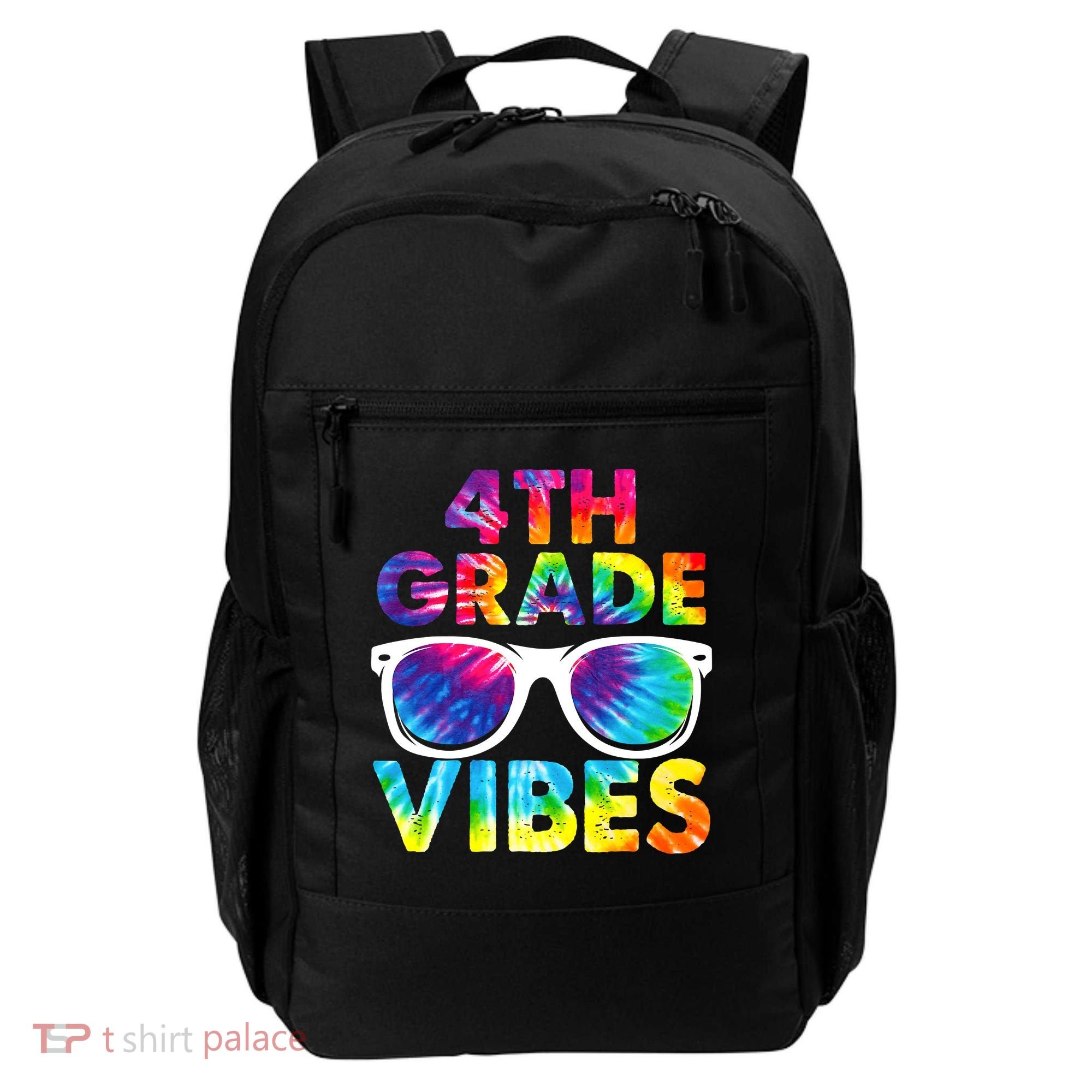 Back To School Funny 4th Grade Vibes First Day Teacher Backpack