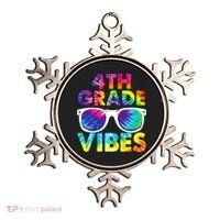 Back To School Funny 4th Grade Vibes First Day Teacher Ornament thumb 0