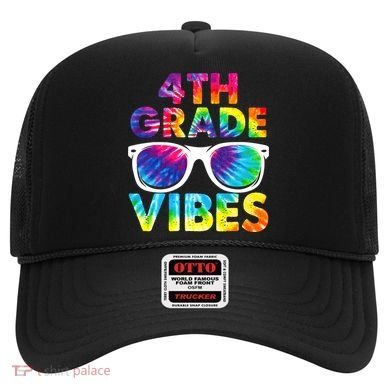 Back To School Funny 4th Grade Vibes First Day Teacher Hat