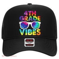 Back To School Funny 4th Grade Vibes First Day Teacher Hat thumb 0