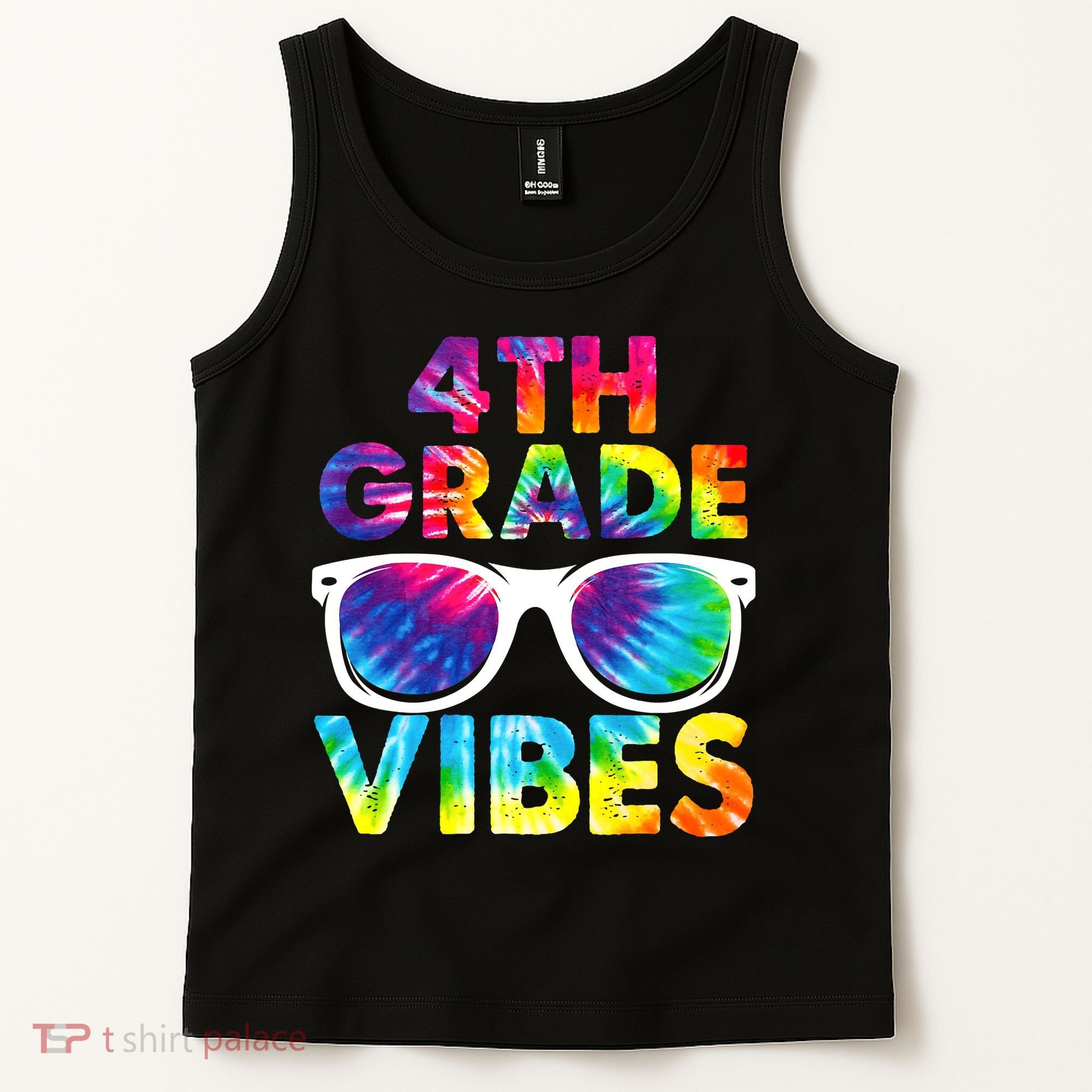Back To School Funny 4th Grade Vibes First Day Teacher Tank Top