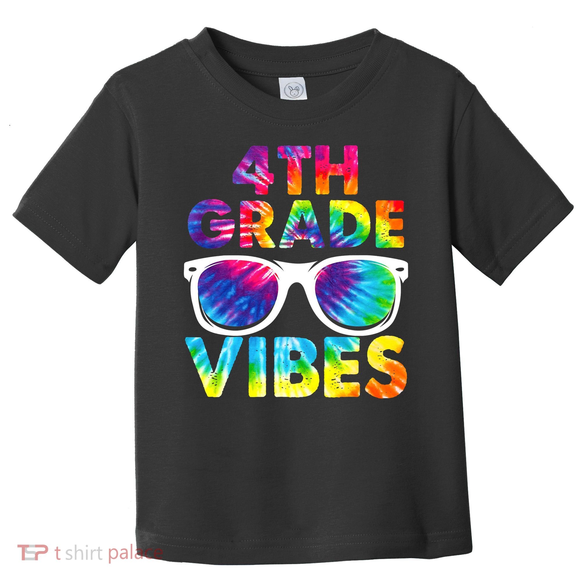 Back To School Funny 4th Grade Vibes First Day Teacher Toddler T-Shirt