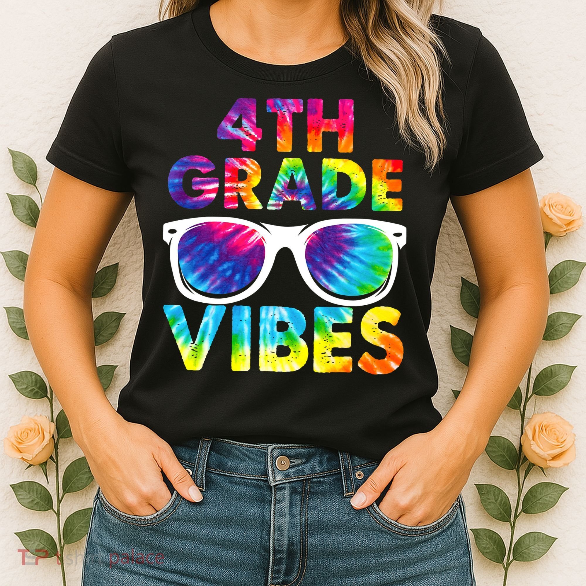 Back To School Funny 4th Grade Vibes First Day Teacher Women's T-Shirt