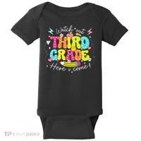 Back To School Watch Out Third Grade Here I Come Pencil Baby Bodysuit thumb 0
