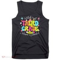 Back To School Watch Out Third Grade Here I Come Pencil Tank Top thumb 0