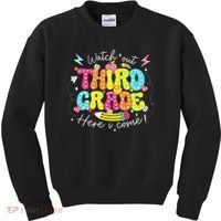 Back To School Watch Out Third Grade Here I Come Pencil Kids Sweatshirt thumb 0