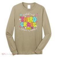 Back To School Watch Out Third Grade Here I Come Pencil Long Sleeve Shirt thumb 0