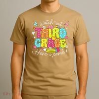 Back To School Watch Out Third Grade Here I Come Pencil T-Shirt thumb 3