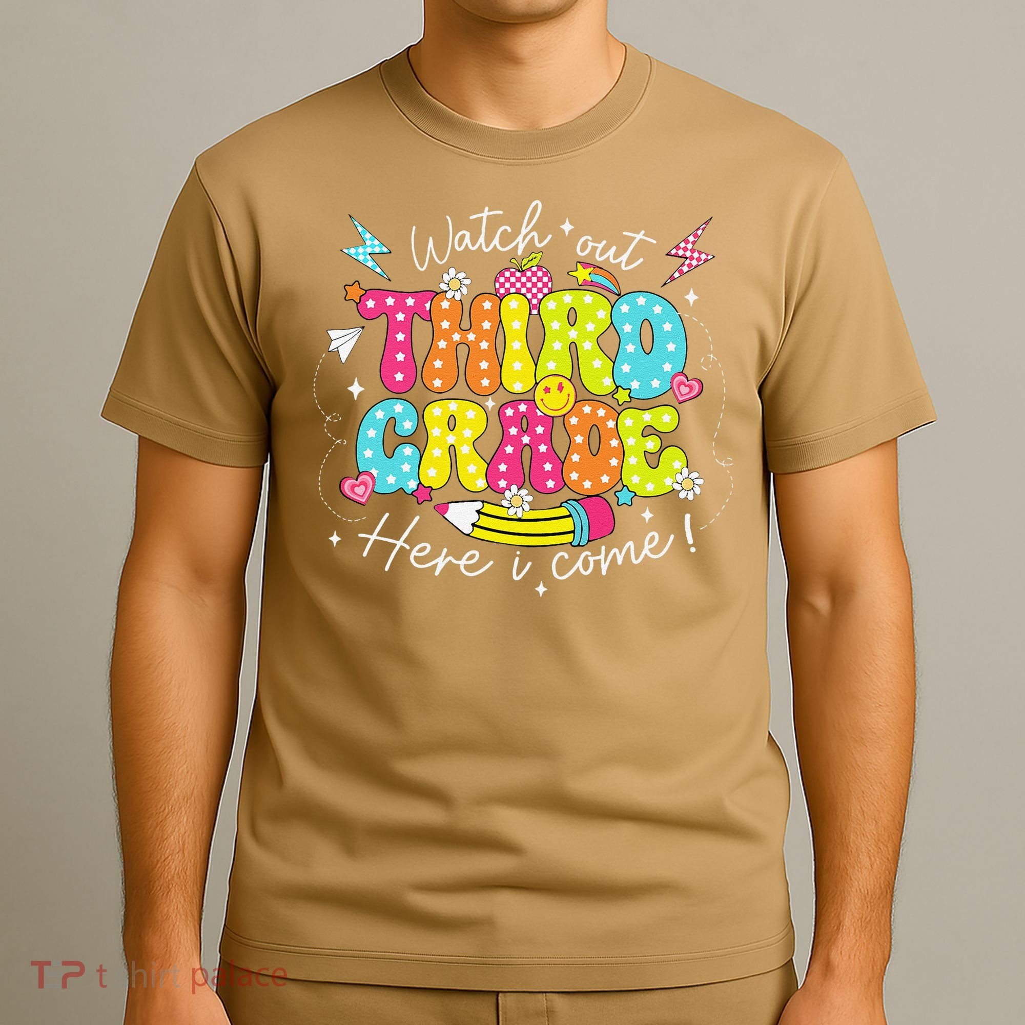 Back To School Watch Out Third Grade Here I Come Pencil T-Shirt