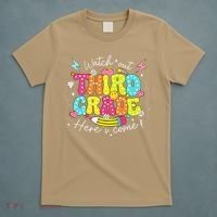 Back To School Watch Out Third Grade Here I Come Pencil T-Shirt thumb 5