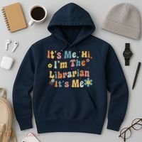 Back To School ItS Me Hi IM The Librarian Summer Reading Hoodie thumb 3