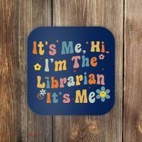 Back To School ItS Me Hi IM The Librarian Summer Reading Coaster thumb 0