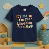 Back To School ItS Me Hi IM The Librarian Summer Reading Toddler T-Shirt thumb 3
