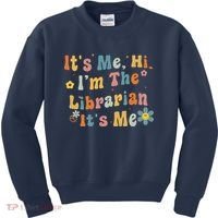 Back To School ItS Me Hi IM The Librarian Summer Reading Kids Sweatshirt thumb 0