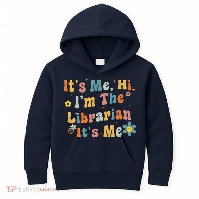 Back To School ItS Me Hi IM The Librarian Summer Reading Kids Hoodie