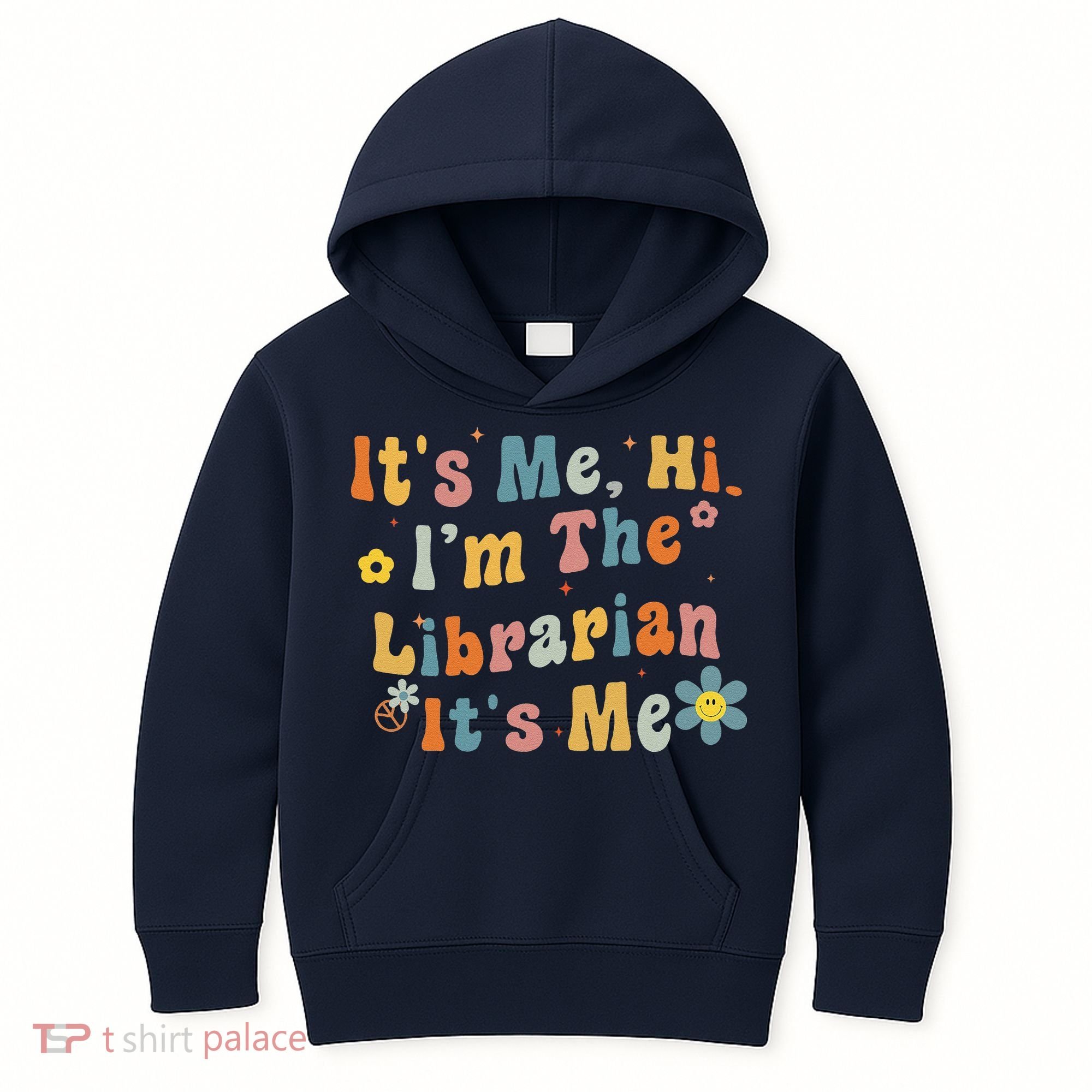Back To School ItS Me Hi IM The Librarian Summer Reading Kids Hoodie