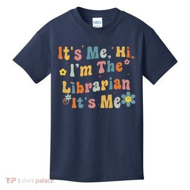 Back To School ItS Me Hi IM The Librarian Summer Reading Kids T-Shirt