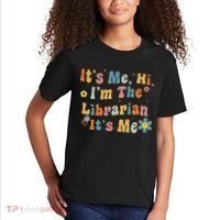 Back To School ItS Me Hi IM The Librarian Summer Reading Kids T-Shirt thumb 2