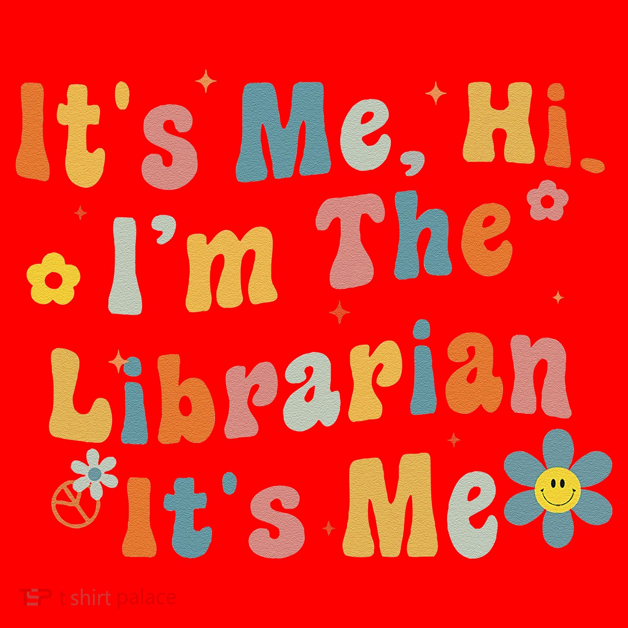 Back To School ItS Me Hi IM The Librarian Summer Reading Santa Hat