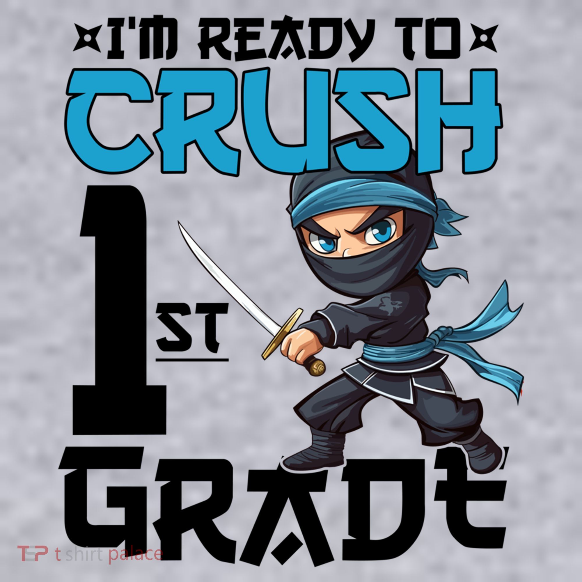 Back To School Im Ready To Crush 1St Grade Ninja First Day Gift Women's Sweatshirt