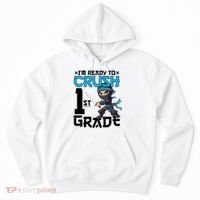 Back To School Im Ready To Crush 1St Grade Ninja First Day Gift Hoodie thumb 0