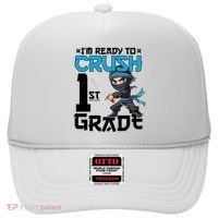 Back To School Im Ready To Crush 1St Grade Ninja First Day Gift Hat thumb 0