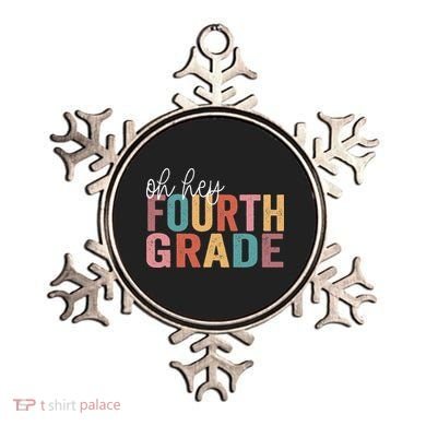 Back To School Students Teacher Oh Hey 4th Fourth Grade Ornament