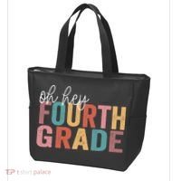 Back To School Students Teacher Oh Hey 4th Fourth Grade Tote Bag thumb 3